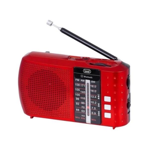 Bärbar Bluetooth-radio Trevi RA7F20BTR FM/AM/SW Röd