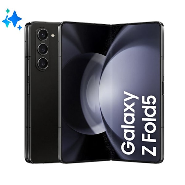 Samsung Galaxy Z Fold5 SM-F946B. Skärmdiagonal: 19,3 cm (7,6"), Skärmupplösning: 2176 x 1812 pixlar, Skärmtyp: OLED. Svart