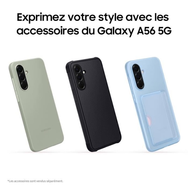SAMSUNG Galaxy A56 5G Smartphone 256 GB Grå Grå