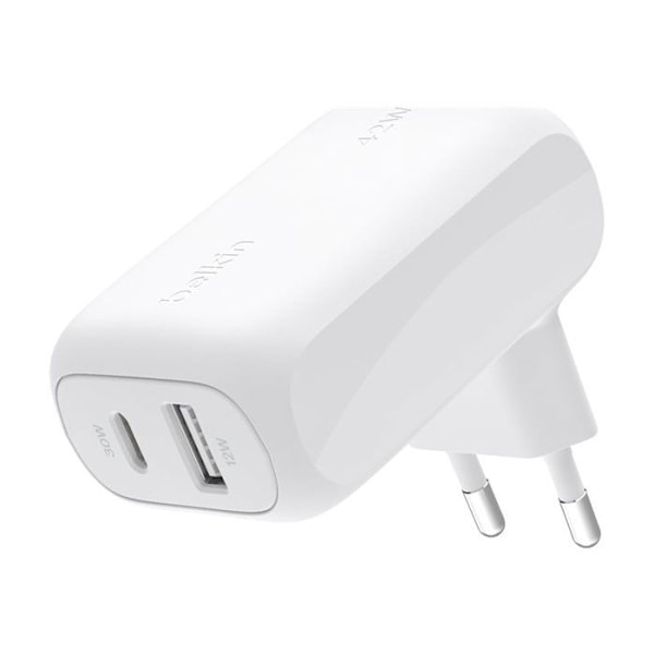 Belkin Pd 42w Pps USB-c Väggladdare Vit - Smartphones - Belkin Vit