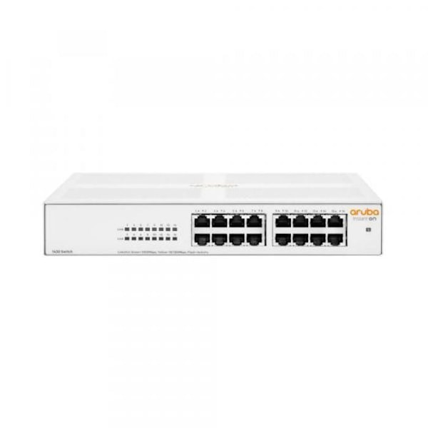 Switch - HPE - R8R47A Aruba IOn 1430 - 16 portar - Rackmonterbar - Fjärrhantering