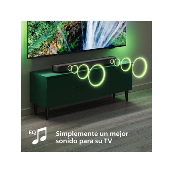 Ljudpanel 2.0 - Philips - TAB5109/10 - 120 W max - Bluetooth 5.4 - HDMI ARC Svart