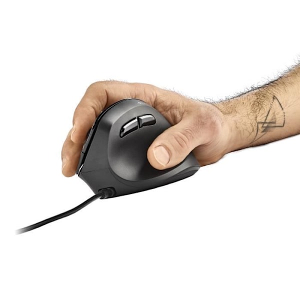 Vertikal mus - NGS - SAMSARA - Ergonomisk - Tysta knappar - Laser sensor 3200 DPI