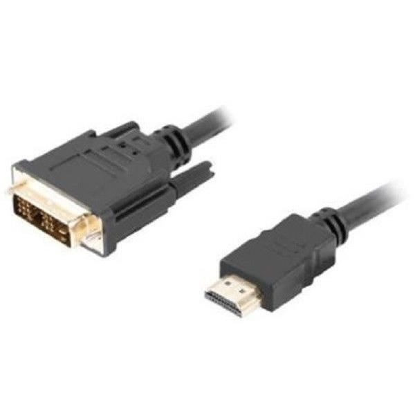 LANBERG 3m/s1x HDMI (A) 1x DVI-D - CA-HDDV-10CC-0030-BK
