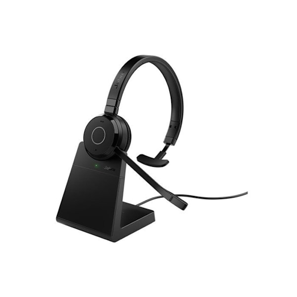 Trådlösa stereohörlurar - Jabra - Evolve 65 Te Link MS - Batteritid 12h - Räckvidd 30m - Certifierad av Microsoft Teams Mono