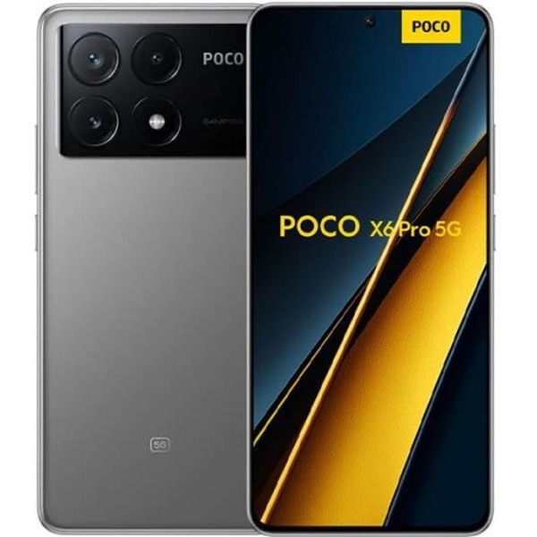 XIAOMI - Poco X6 Pro 5G - 256GB - Grå