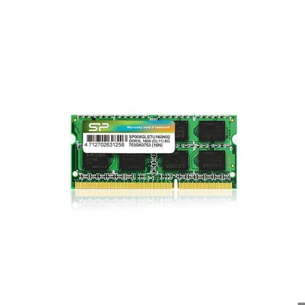 RAM-minne DDR3L - Silicon Power - 8Go 1600MT/s - CL11 UDIMM - SP008GLSTU160N02