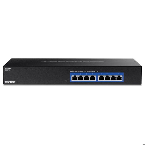 Switch Trendnet TEG-S708 Svart