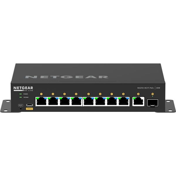 Switch - Netgear - GSM4210PD-100EUS - 8 portar - Gigabit Ethernet - PoE