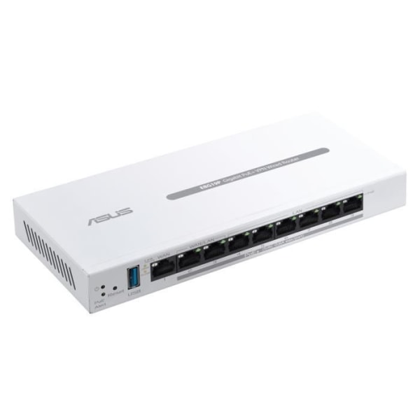 ASUS ExpertWiFi EBG19P Gigabit PoE+ VPN trådbunden router 8 PoE+ portar 123W Upp till 3 WAN ethernetportar