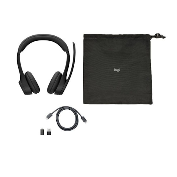 Headset - Bluetooth - trådlöst - USB-C via Bluetooth-adapter - Logitech - Logitech Zone 305 - Headset - on-ear