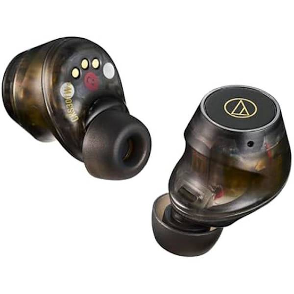 Audio-Technica ATH-CKS30TW+ trådlösa hörlurar (transparent svart) Transparent svart