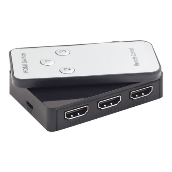 Cablexpert DSW-HDMI-34 - Video-ljudswitch - 3 x HDMI - Stationär dator