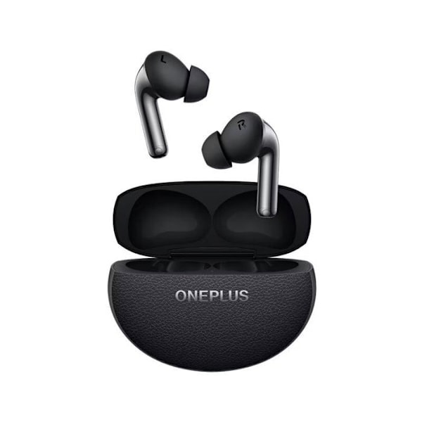 OnePlus Buds Pro 3 E512A, Bluetooth 5.4, Google Fast Pair, trådlös laddning, IP55 Zen Mode Air Svart