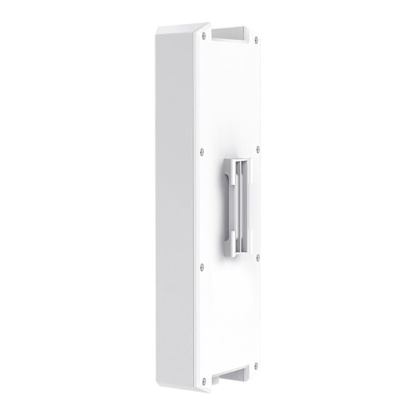 Wi-Fi 6 dubbelbandad åtkomstpunkt för inomhus/utomhus med en hastighet på 1800 Mbit/s, avancerad säkerhet och interna antenner. Vit