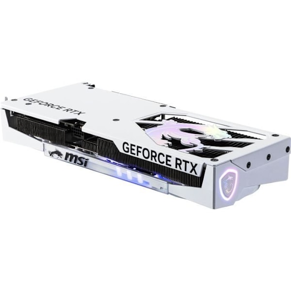 Grafikkort - MSI - GAMING GeForce RTX 5060 TI 16G TRIO OC WHITE NVIDIA 16 GB GDDR7