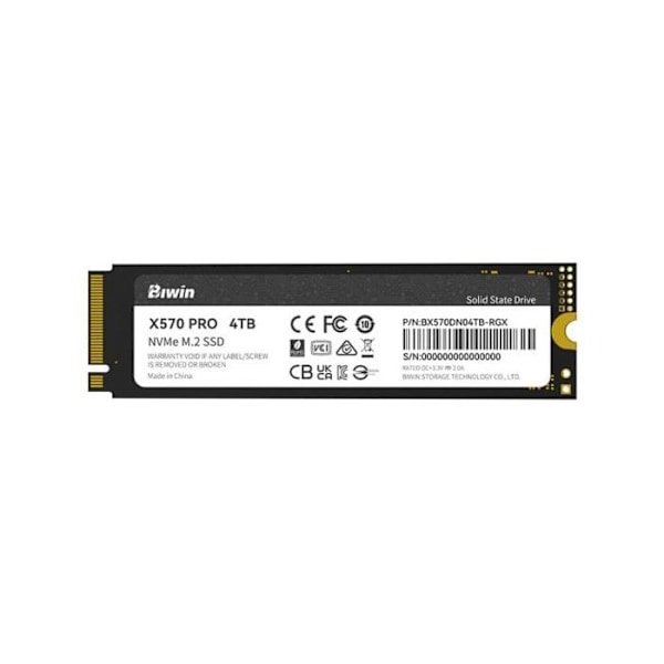 Biwin Black Opal X570 PRO 4TB Disk SSD 14000MB/s NVMe PCIe 5.0 M.2 Gen5 NAND TLC