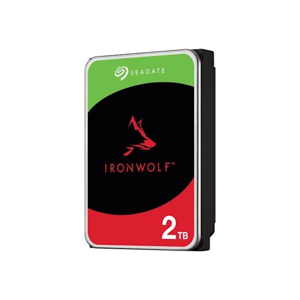 NAS HDD Intern hårddisk - SEAGATE - IronWolf 2 TB - 5900 RPM - 256 MB Cache