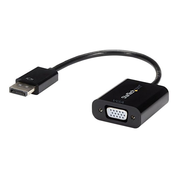 DisplayPort 1.2 till VGA-adapterkabel - STARTECH.COM - M/F - 1920 x 1200 - Svart - Omvandlare