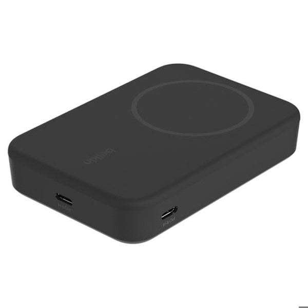 Trådlös Power Bank - Belkin - BoostCharge Pro - Magnetisk med Qi2 - 10000 mAh Svart
