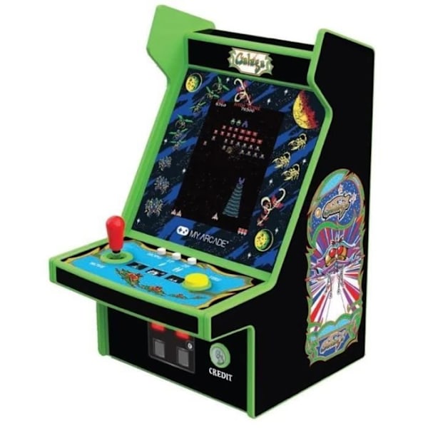 Retrokonsol My Arcade Micro Player PRO Galaga & Galaxian - 7 cm högupplöst skärm