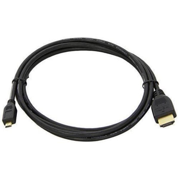 Nanokabel 10.15.3502 - HDMI-KABLAR - - Micro HDMI 1.4-kabel 1,8 meter, svart färg