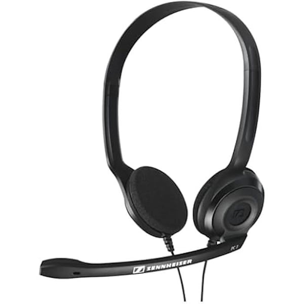 On-Ear stereohörlurar - SENNHEISER - EPOS PC 3 CHAT - Brusreducerande mikrofon - Plug-and-Play - Lättviktskomfort svart