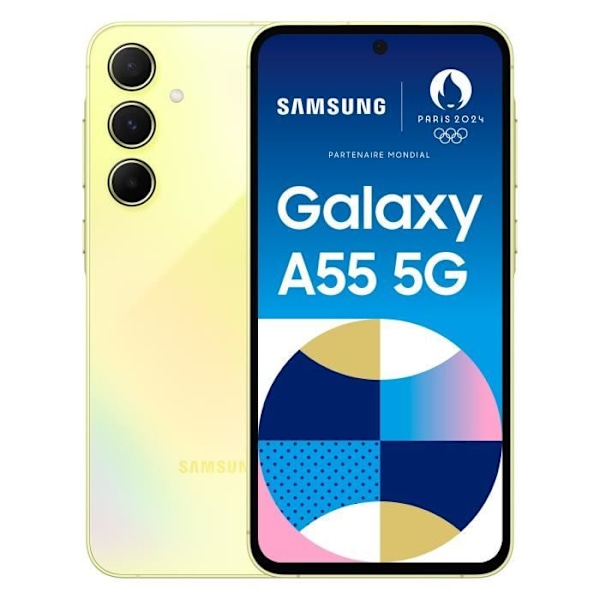 Samsung Galaxy A55 Smartphone 128 GB 5G Lime Kalk