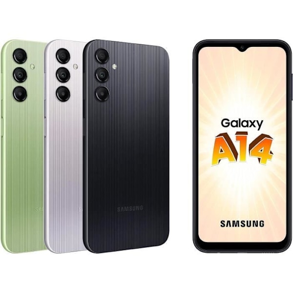 SAMSUNG Galaxy A14 4G Svart 128 GB Svart