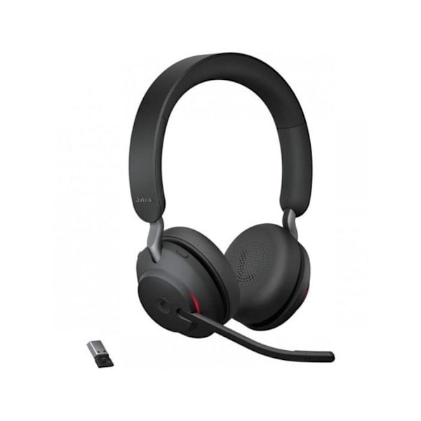 Casque Jabra Evolve2 65 - USB-A MS Teams Stereo - Noir Svart