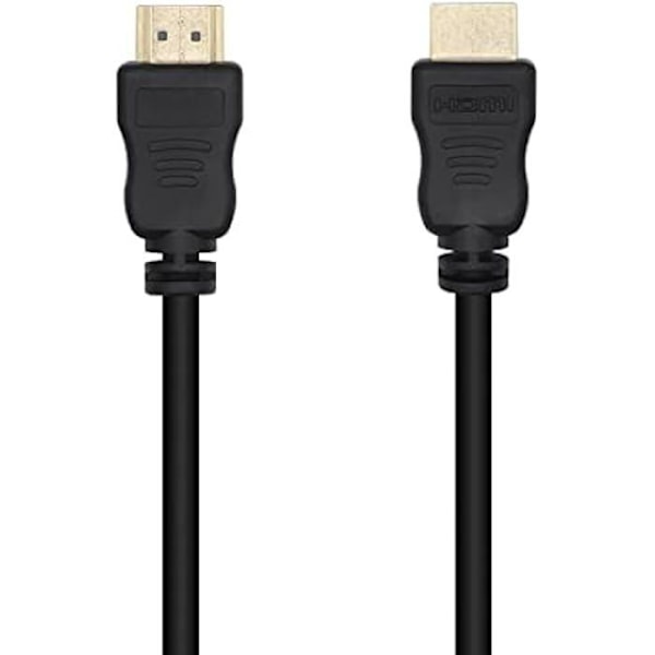 AISENS - A119-0653 - Höghastighets CCS 14+1 legering HDMI V1.4-kabel, A/M-A/M, svart, 1,8 m Svart