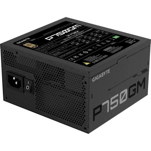 GigaByte ATX 750W 80+Guld Strömförsörjning - P750GM