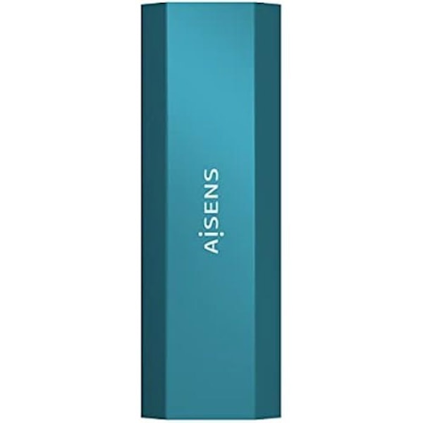 AISENS - ASM2-019BLU - Externt hölje för M.2 SSD SATA/NVME A USB3.2 GEN2, blå
