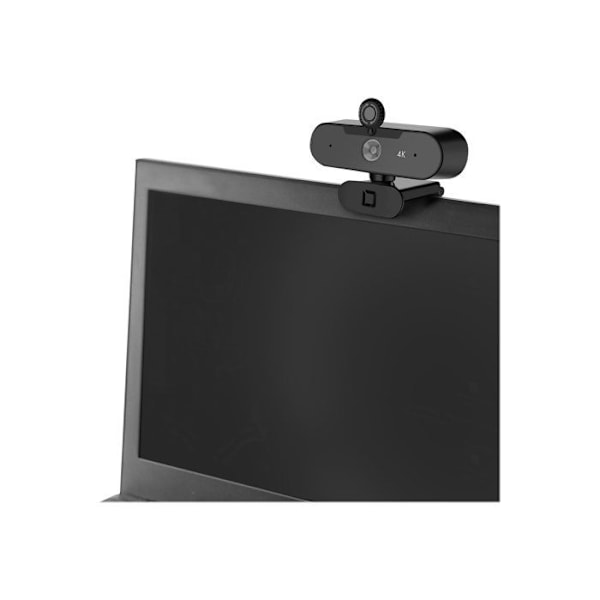 DICOTA Webcam PRO Plus 4K Svart