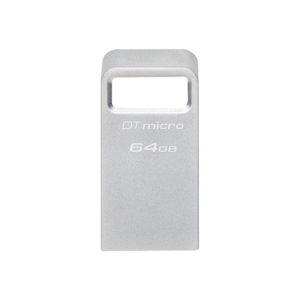 USB-minne - KINGSTON - Dtmicro - 64 GB - USB 3.2 - 200 MB/s Silver