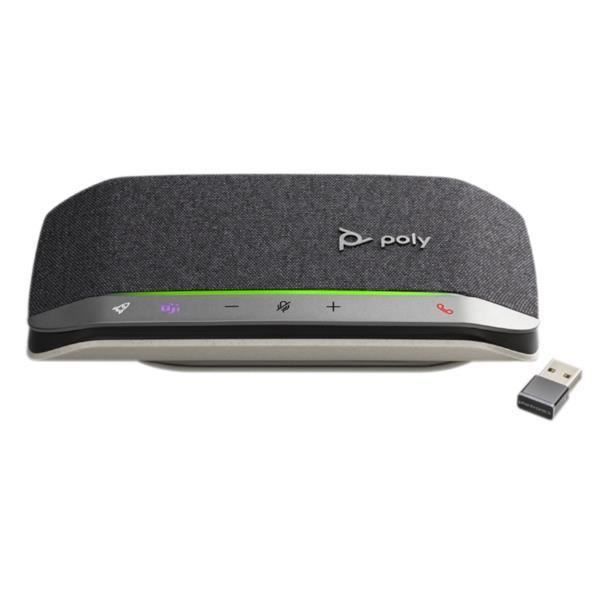 Poly Sync 20+ - Smart handsfree högtalartelefon - Bluetooth - trådlös, trådbunden - USB-C - svart, silver