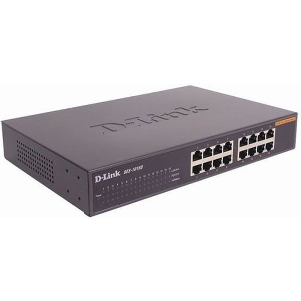 D-Link switch 16 portar 10/100 mbbs (DES-1016D)