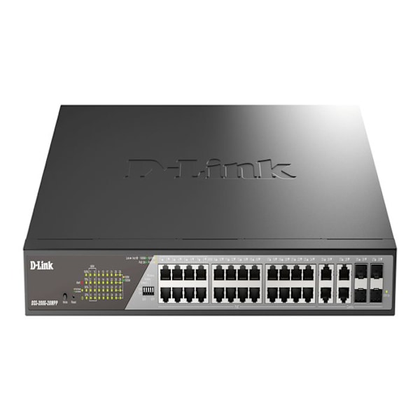 D-Link DSS 200G-28MP - switch Grå