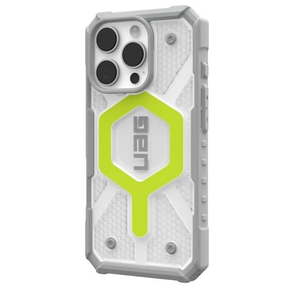 iPhone 16 Pro Fodral - UAG Pathfinder Clear Magsafe - Active Neon