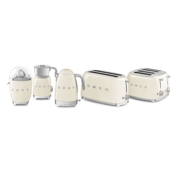 Vattenkokare - SMEG - KLF03CREU - 1,7L - 2400 watt - Grädde Grädde