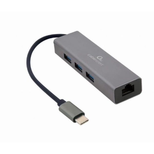 GEMBIRD A-CMU3-LAN-01 HUB & KONCENTRATOR USB 3.2 GEN 1 (3.1 GEN 1) TY