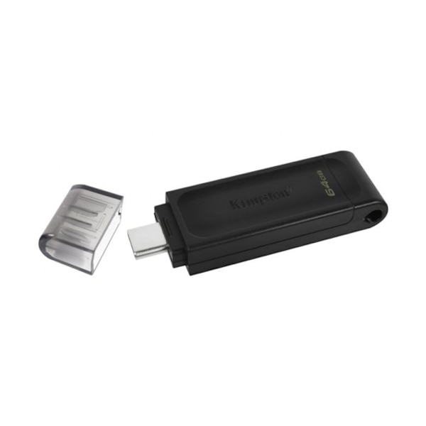 USB-nyckel - KINGSTON - DataTraveler 70 - 64GB - USB-C - 3.2 Gen 1