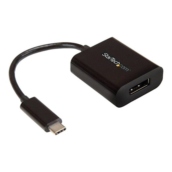 USB-C till DisplayPort-adapter - STARTECH.COM - 4K - 60 Hz - Svart - Överför video Svart