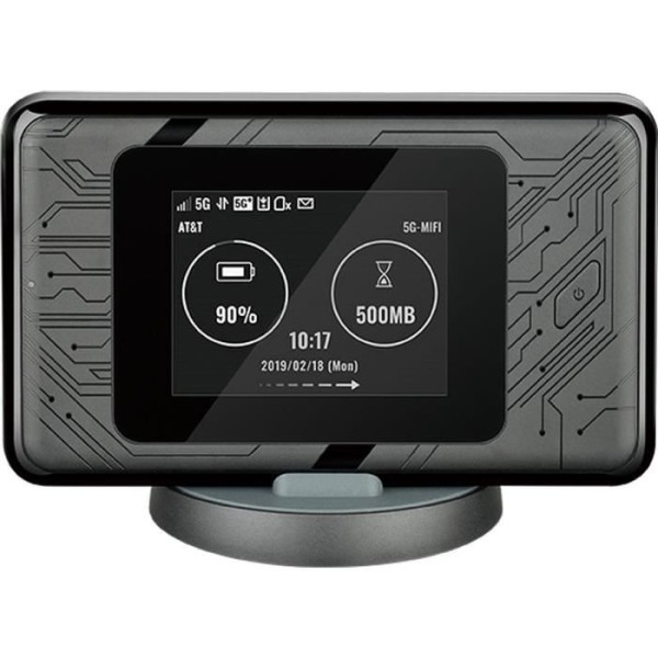 5G Wi-Fi-hotspot - DLINK - AX1800 på batteri - USB-C-port - Nano SIM-kortplats - 2,4 tums LCD-färgpekskärm