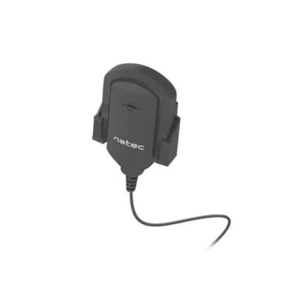 Natec FOX Microphone Black - Kondensatormikrofon - USB - Enkel installation Svart