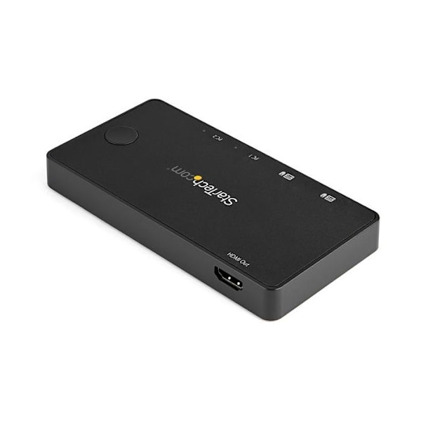 KVM-switch - StarTech - SV211HDUC - 4K Ultra HD - 2 portar - USB Type-C