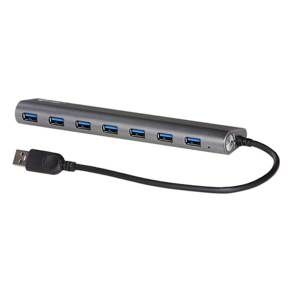 USB-hub - I-TEC - Metall - 7 portar USB 3.0 - Extern - PC, Mac