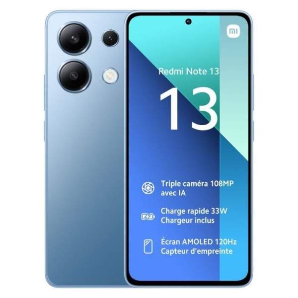 Redmi Note 13 Blue 8 GB + 256 GB Blå