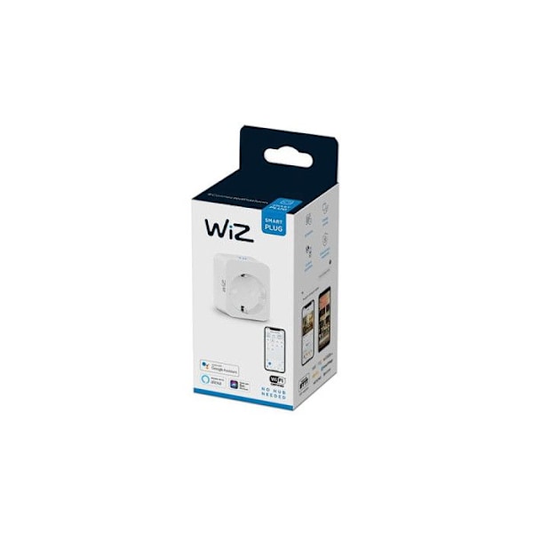Smart uttag - PHILIPS - WIZ SMART PLUG - WI-FI - Röststyrning - 10A