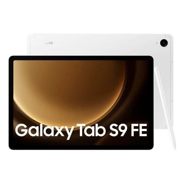 Samsung Galaxy Tab S9 FE En vacker färgdesign The art of tomar notes En magisk S Pen medföljer som standard. Skriv, haha Silver
